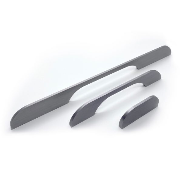 Tiradera KAZBEK - Plateado Cepillado