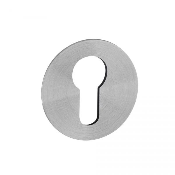 Bocallave Redondo Ultra Slim - Plateado Satinado