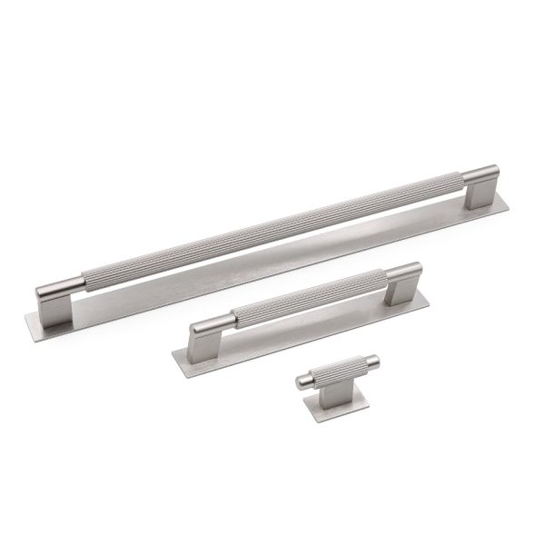 Tiradera STRADA - Plateado Cepillado