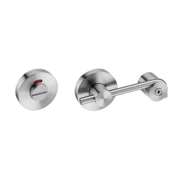 Picaporte de Gancho para puerta Corrediza de Baño con Indicador Libre/Ocupado